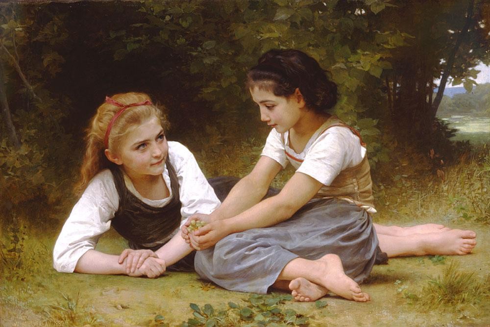 William Bouguereau The Nut Gatherers